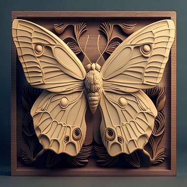 3D model Parnassius imperator (STL)